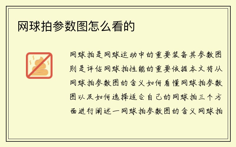 网球拍参数图怎么看的